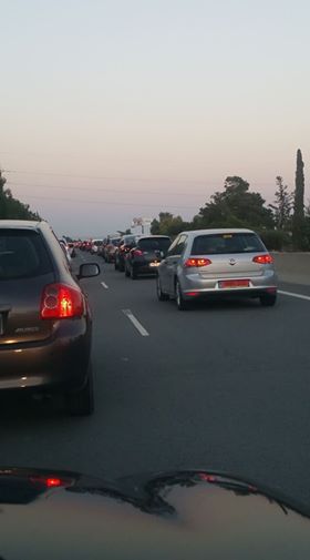Τροχαίο ατύχημα στον αυτοκινητόδρομο Λάρνακας- Αγίας Νάπας 23 08 2019