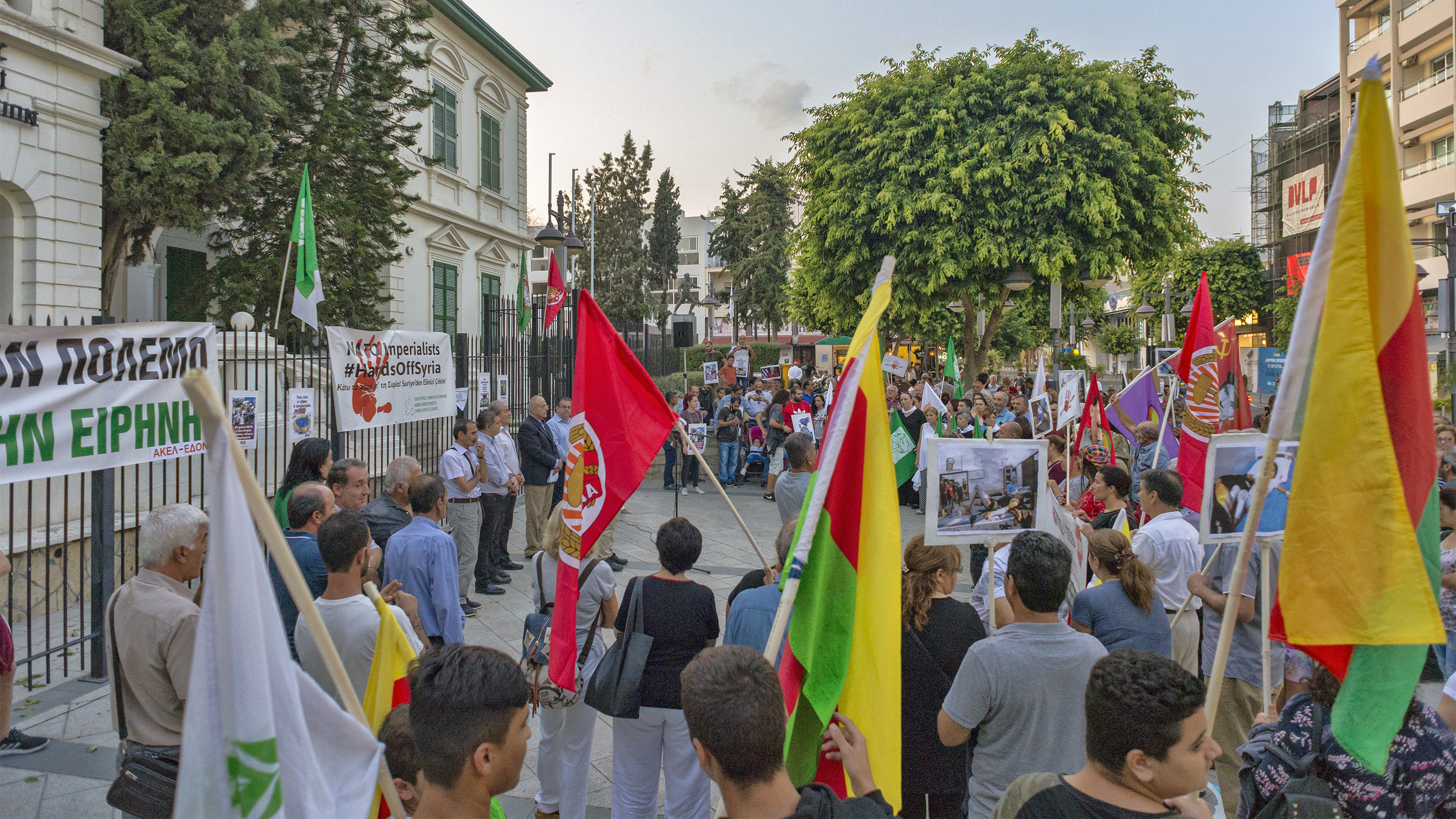 διαμαρτυρία Κούρδοι Λεμεσός