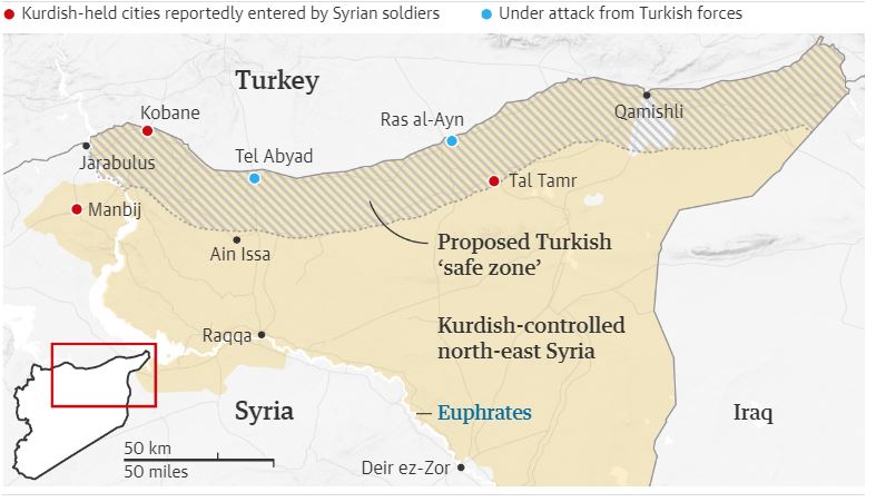 χάρτης Συρία