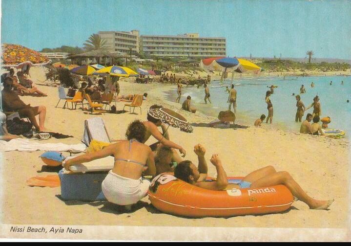 Παραλία Nissi Beach μέσα της δεκαετίας του 80΄