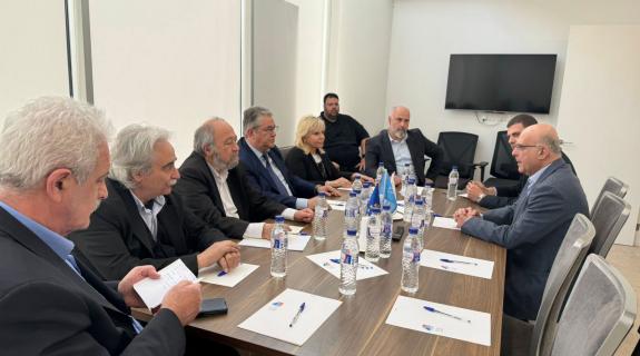 Κυπριακό, ελληνοτουρκικά, ευρωεκλογές, στη συνάντηση Καρογιάν-Κουτσούμπα