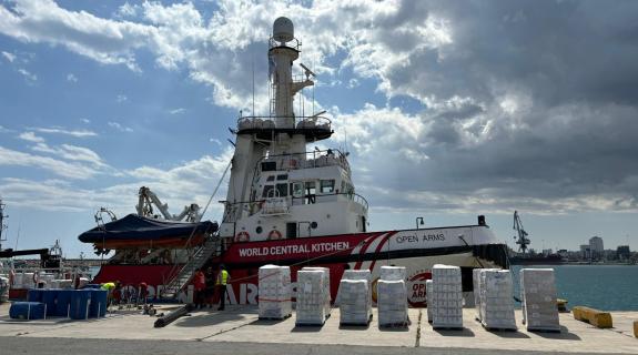 Εντός ημερών και δεύτερο πλοίο με ανθρωπιστική βοήθεια πρός Γάζα (ΒΙΝΤΕΟ)