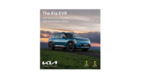 Διπλή νίκη - θρίαμβος για το Kia EV9 στα Παγκόσμια Βραβεία Αυτοκινήτου 2024