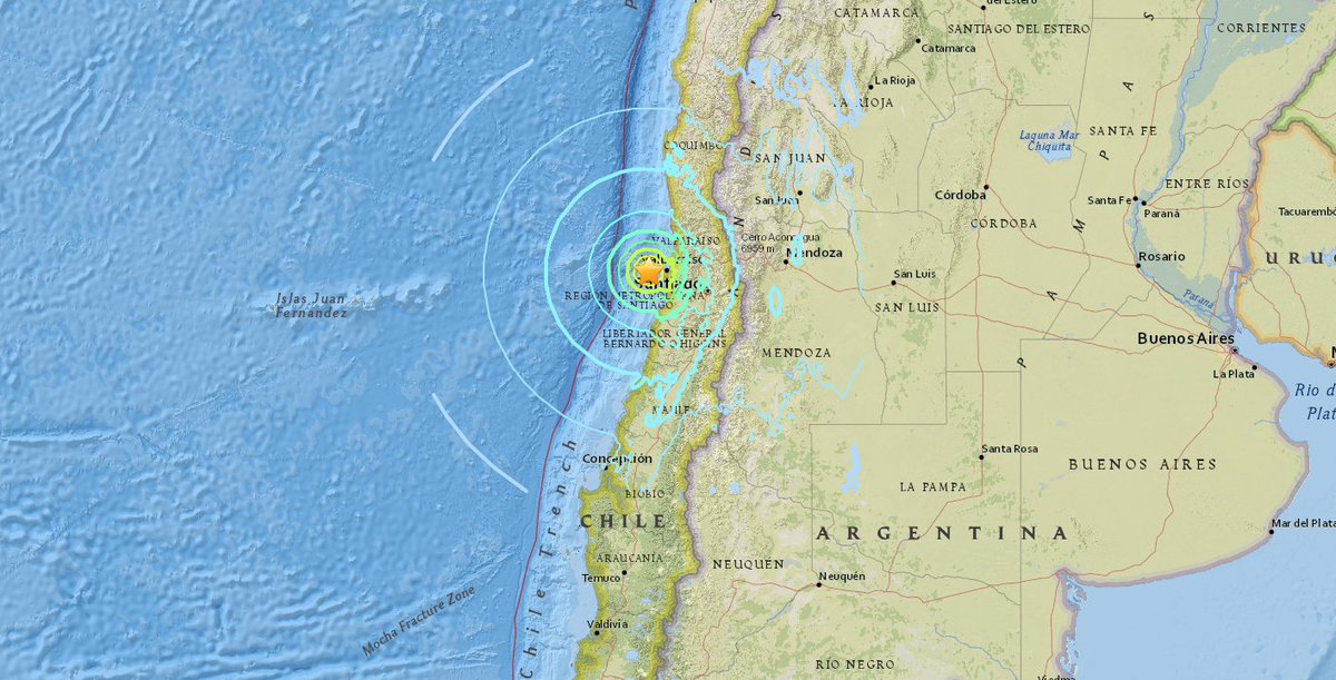 Σεισμός 6,9 βαθμών στη Χιλή