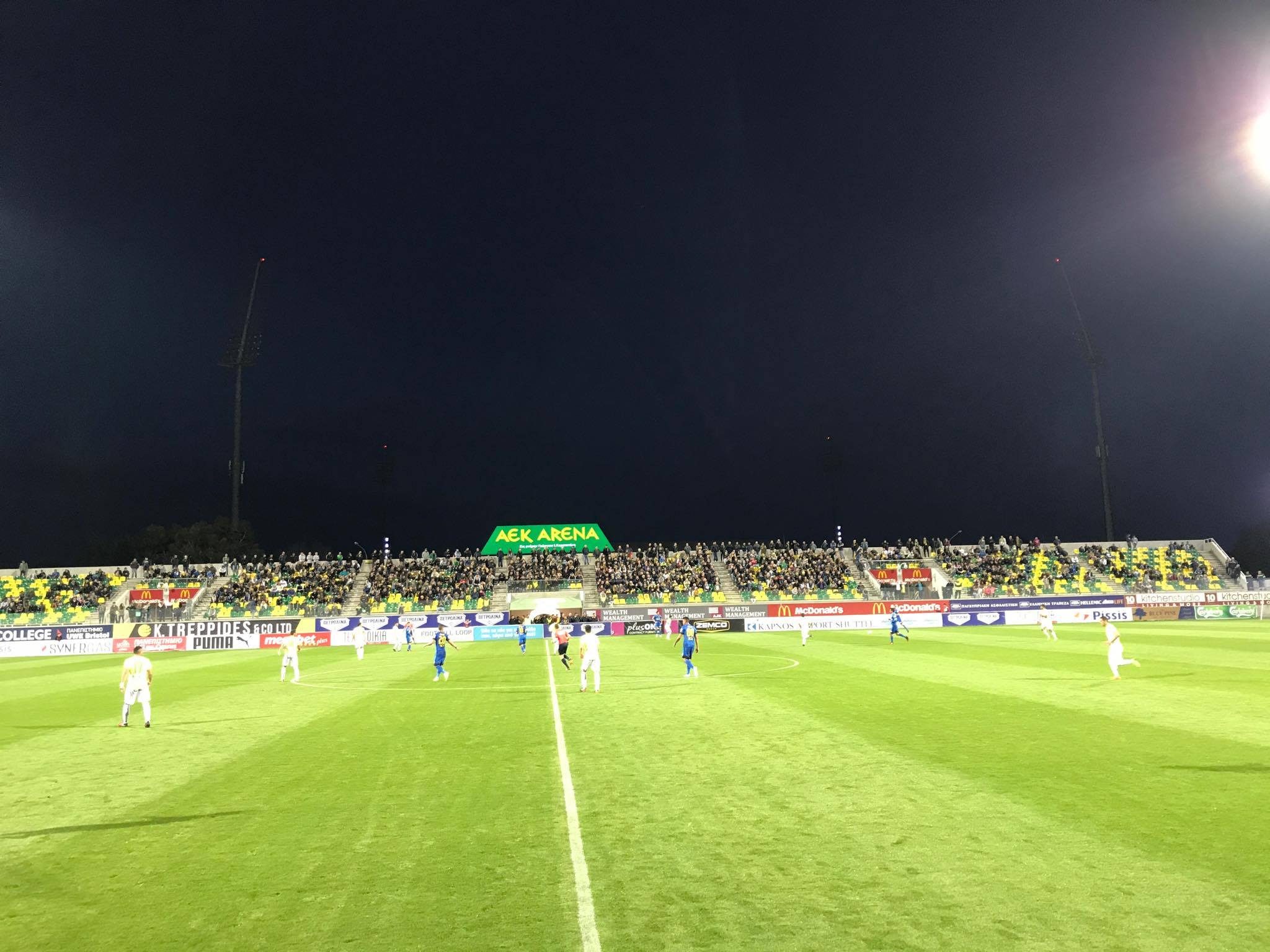 Οι εντεκάδες στο ΑΕΚ-Ανόρθωση