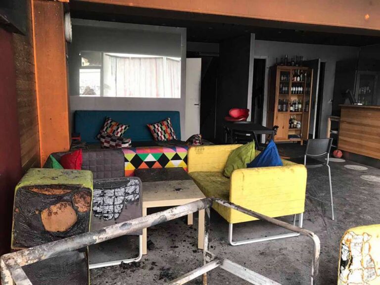 Εμπρησμός ινδικού εστιατορίου στην οδό Ανεξαρτησίας στη Λεμεσό (ΦΩΤΟ)