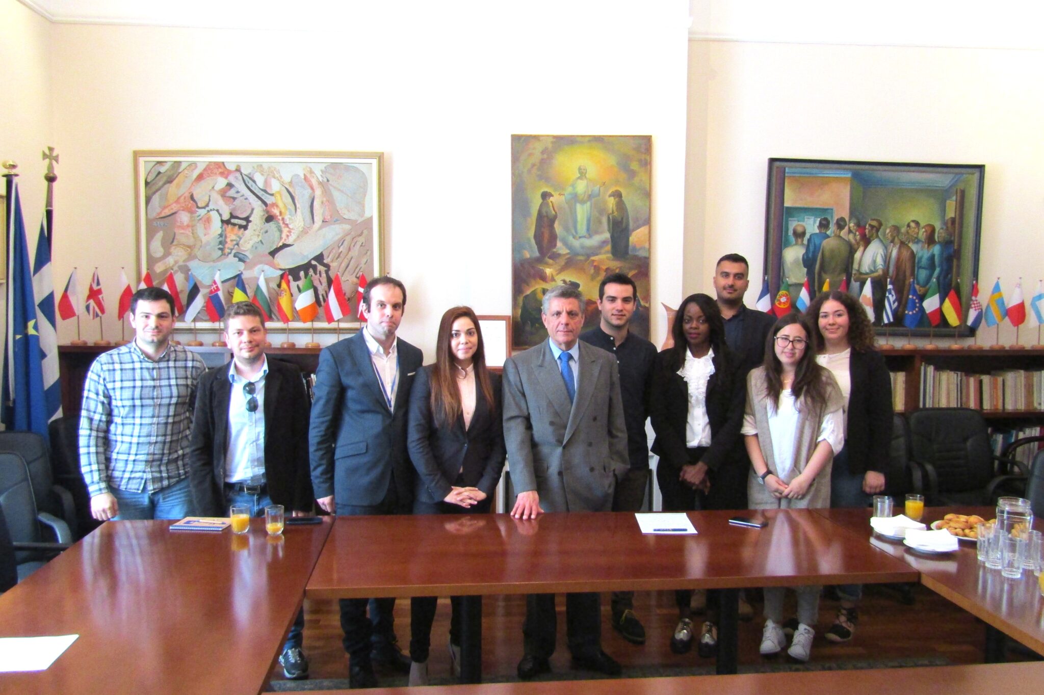 Συνάντηση Πρέσβη Ελλάδας με τον νεοσύστατο οργανισμό νέων The European Cyprus