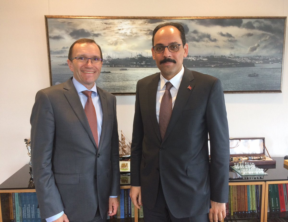 Mε τον Ιμπραχίμ Καλίν συναντήθηκε ο Έσπεν Μπαρθ Έιντε