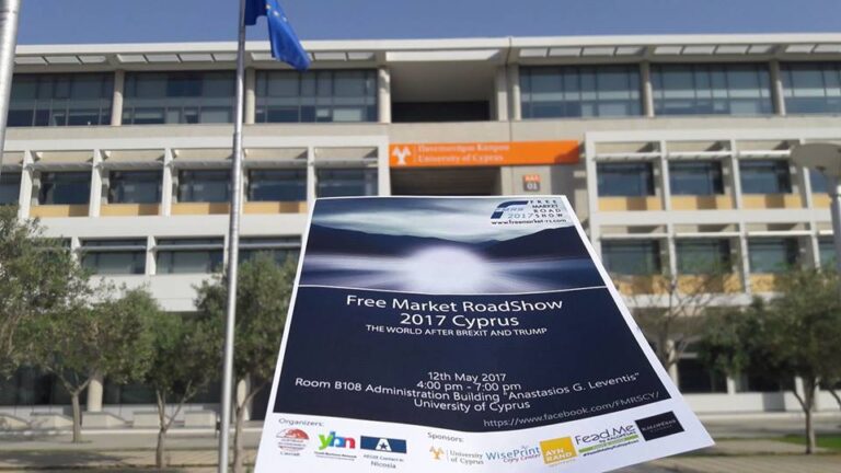 Δεύτερο συνέδριο Οικονομικών Free Market Roadshow στην Κύπρο
