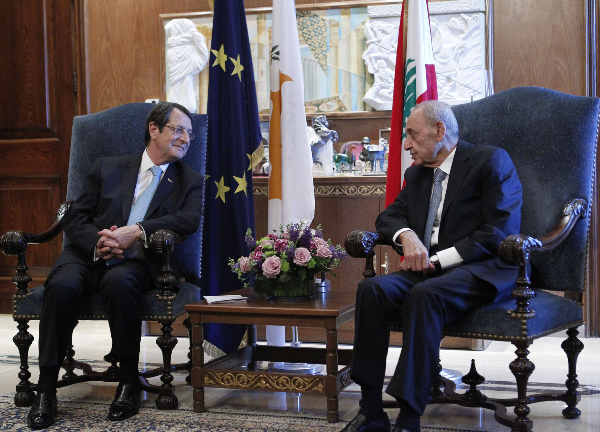 Αναστασιάδης: Με Ελλάδα και Λίβανο θα αντιμετώπισουμε κοινές προκλήσεις (ΒΙΝΤΕΟ)