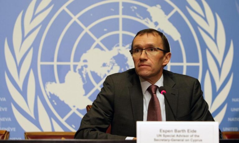 ΟΗΕ: «Ο κ. Έιντε συνεχίζει το ρόλο του»