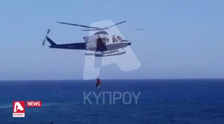 Αποκλειστικές εικόνες απο την επιχείρηση διάσωσης δύο ανήλικων στο Κάβο Γκρέκο
