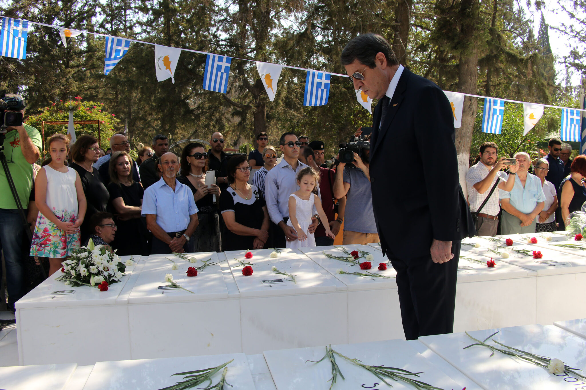 Αναστασιάδης: Μέρα ντροπής μιας μαύρης σελίδας στην ιστορία μας (ΦΩΤΟ)