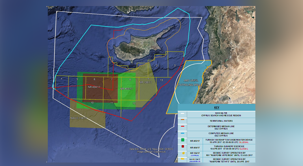 Σε ισχύ η τουρκική Navtex στην Κυπριακή Αποκλειστική Οικονομική Ζώνη (ΒΙΝΤΕΟ)
