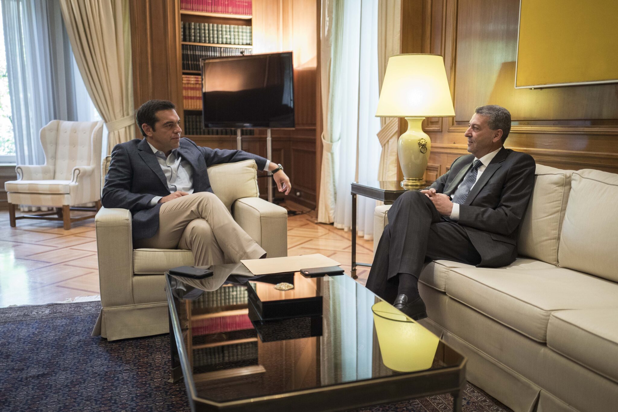 Τη σύγκληση πανεθνικής διάσκεψης συζήτησαν Λιλλήκας – Τσίπρας (ΒΙΝΤΕΟ)