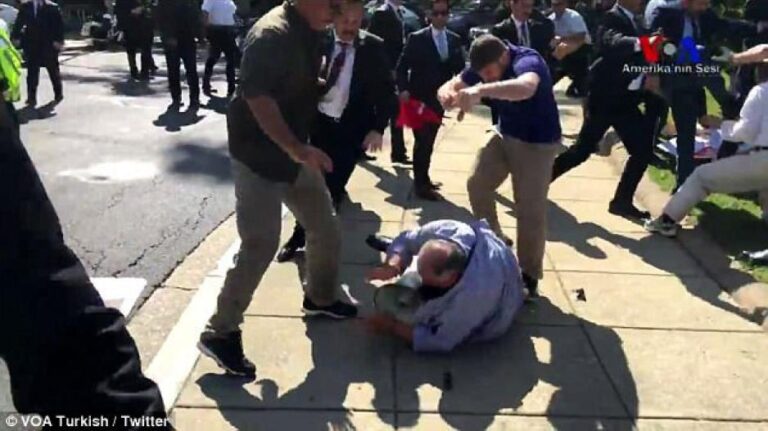 Κατηγορίες σε 19 άτομα για τα επεισόδια κατά την επίσκεψη Ερντογάν στις ΗΠΑ