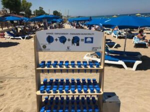 Οικολογικά σταχτοδοχεία σε πέντε παραλίες του Δήμου Παραλιμνίου