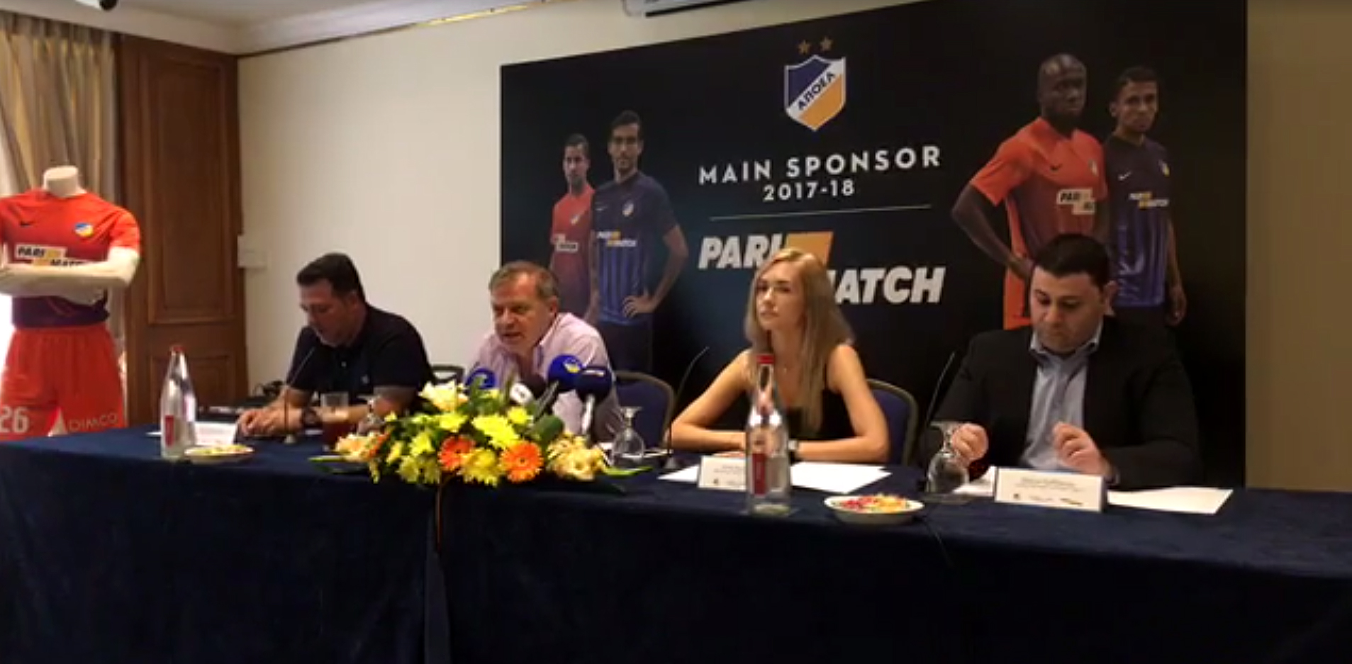 Αυξημένη η χορηγία του ΑΠΟΕΛ τη νέα σεζόν (ΒΙΝΤΕΟ)