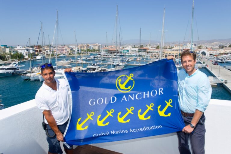 «5 Gold Anchor» για τη Μαρίνα Λεμεσού