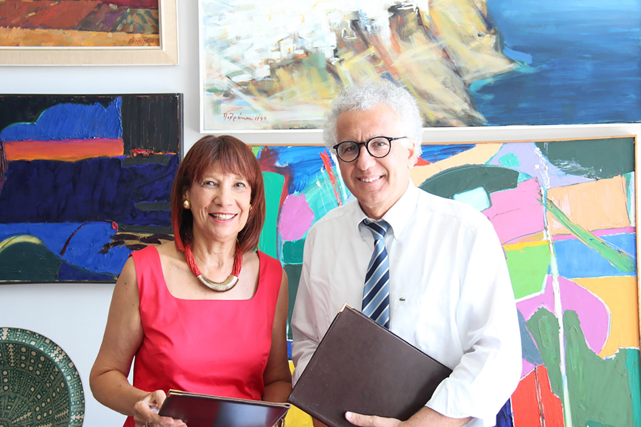 Στο Πανεπιστήμιο Κύπρου έργα από τη συλλογή του Γλαύκου Κληρίδη