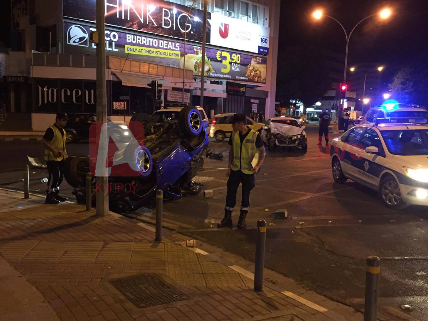 Σοβαρό τροχαίο ατύχημα στην καρδιά της πρωτεύουσας (ΦΩΤΟ)