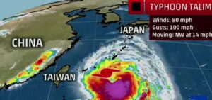 Σε κατάσταση “πορτοκαλί συναγερμού” για το πέρασμα του τυφώνα Ταλίμ η Κίνα