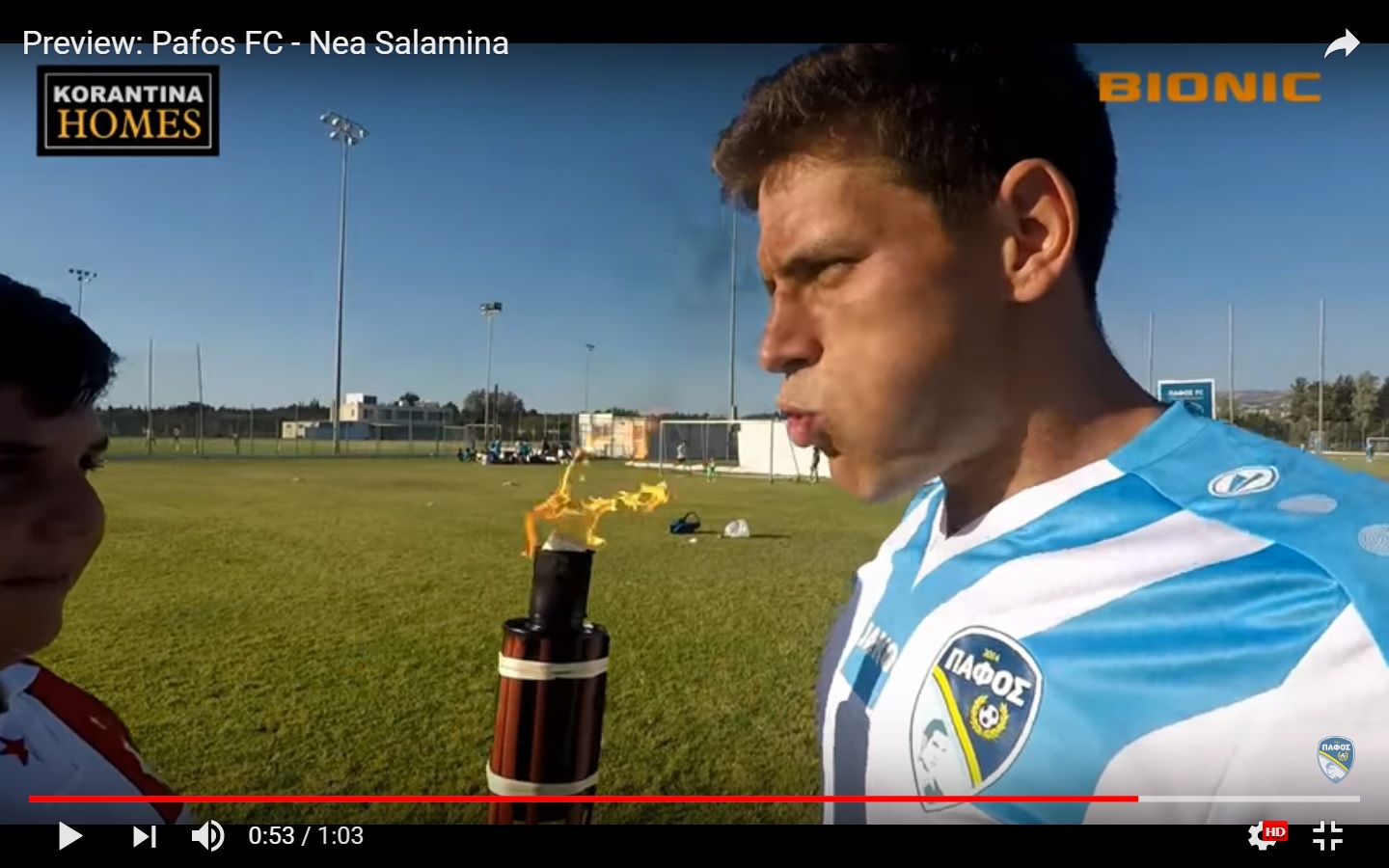 Σφοδρή αντίδραση της Ν. Σαλαμίνας για βίντεο που δημοσίευσε η Πάφος