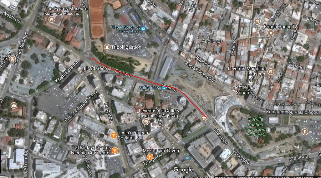 Κλειστή η οδός Ομήρου στην πρωτεύουσα μέχρι την Κυριακή