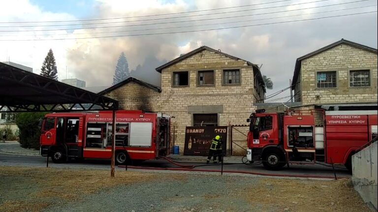 Στις φλόγες οινοποιείο στην περιοχή Τσιφλικούδια