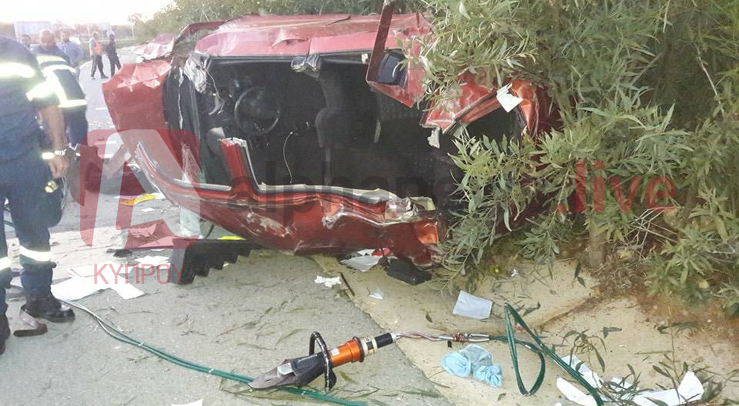 Σοβαρό τροχαίο ατύχημα στον αυτοκινητόδρομο Παραλιμνίου-Πρωταρά (ΦΩΤΟ)