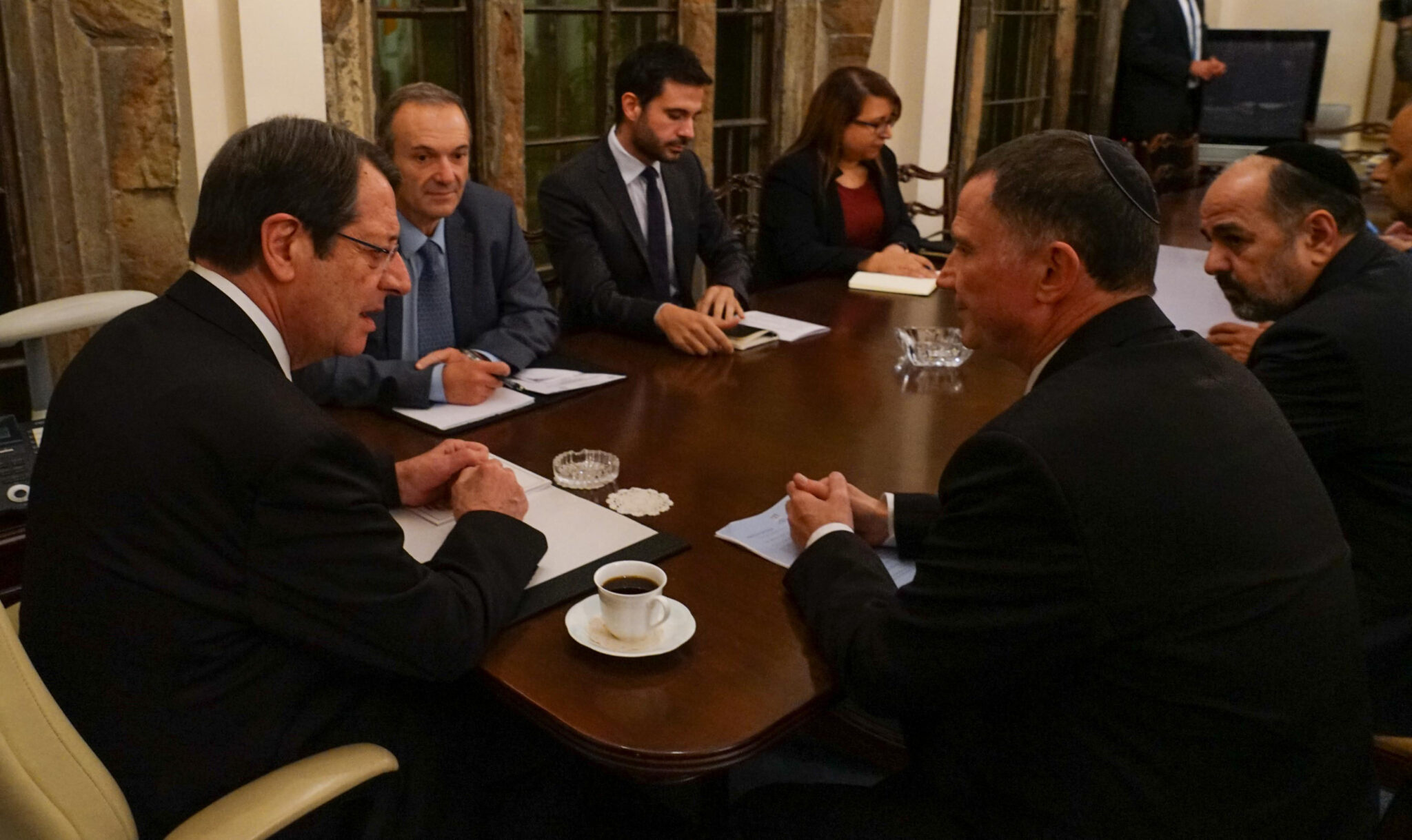 Κυπριακό και διμερείς σχέσεις συζήτησαν Αναστασιάδης και ο Πρόεδρος της Κνεσέτ