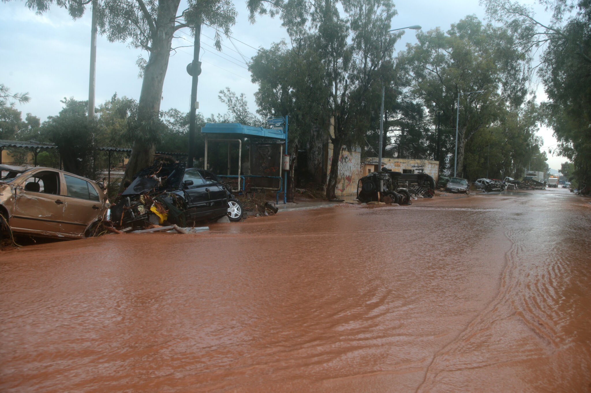 Η "οργή" της φύσης στην Μάνδρα Αττικής (ΦΩΤΟ)