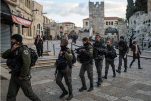 Iσχυρές αστυνομικές δυνάμεις του Ισραήλ, αναπτύσσονται στην Ιερουσαλήμ