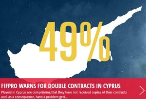 Αρνητική για το κυπριακό ποδόσφαιρο ανακοίνωση της FIFPro