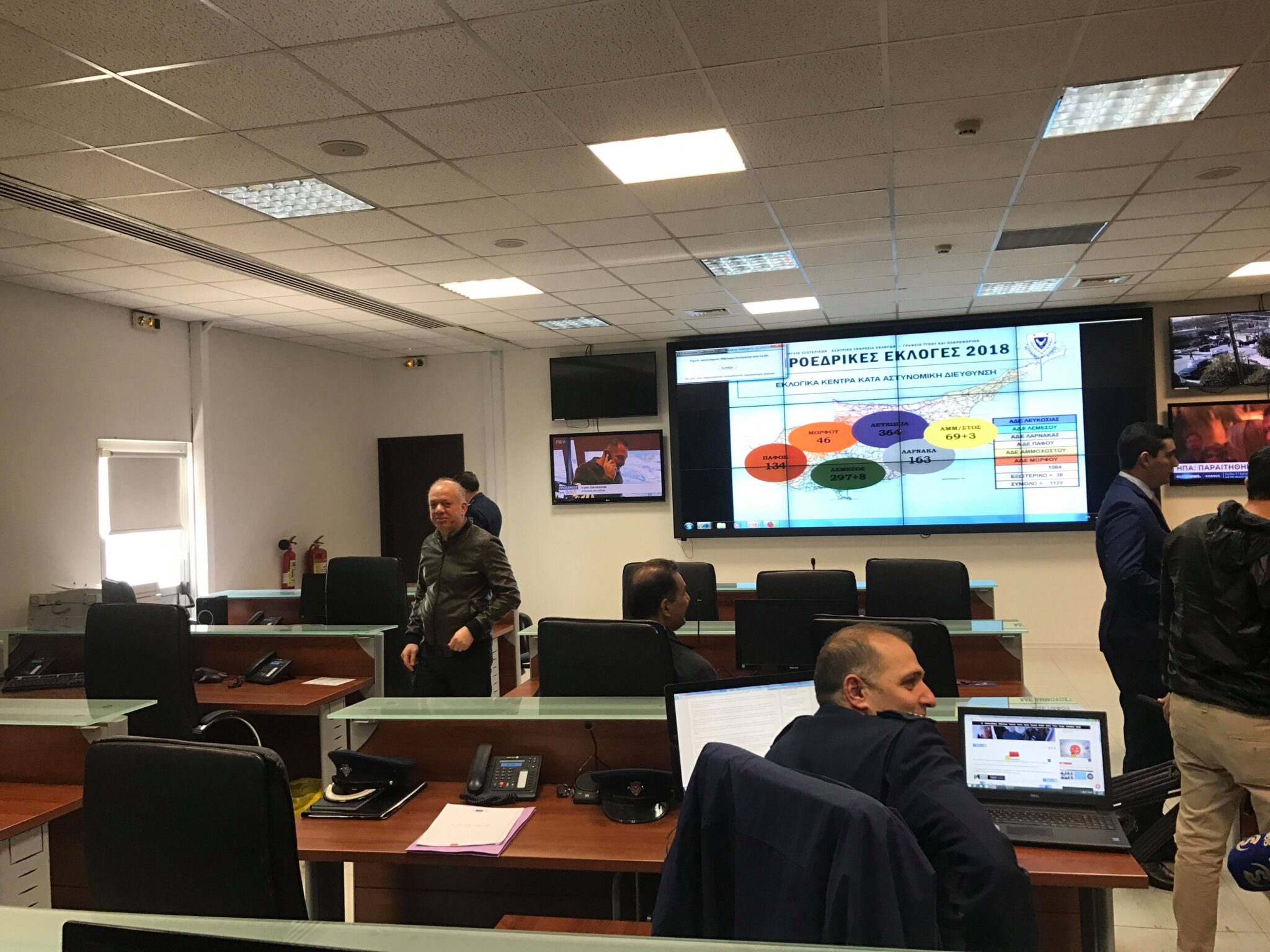 Σε πλήρη κινητοποίηση το Κέντρο Χειρισμού Κρίσεων της Αστυνομίας (ΒΙΝΤΕΟ&ΦΩΤΟ)