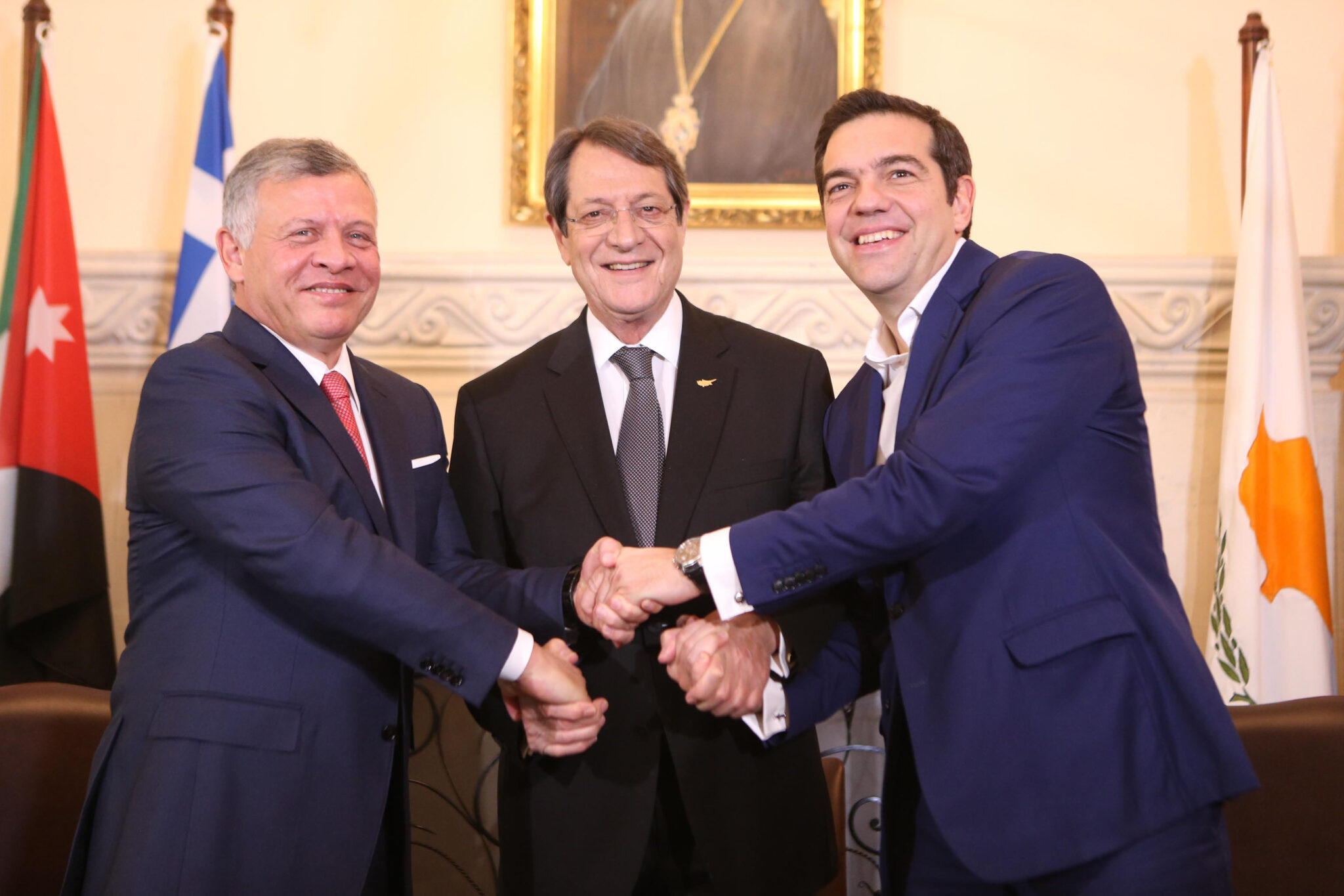 Η πρώτη Τριμερής Σύνοδος Κορυφής Κύπρου, Ελλαδας και Ιορδανίας