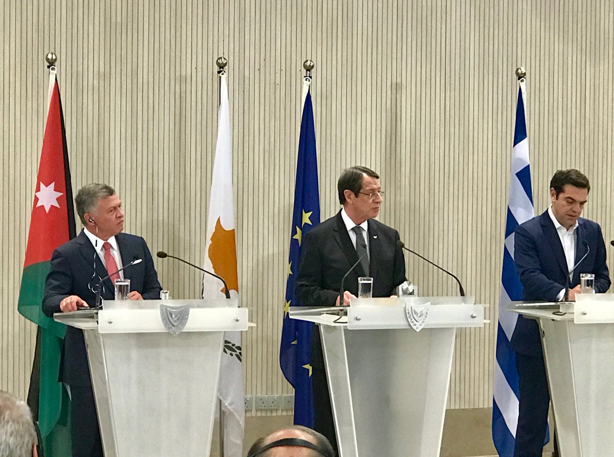 Με αναφορές στο Κυπριακό η Κοινή Διακήρυξη της Τριμερούς Συνόδου