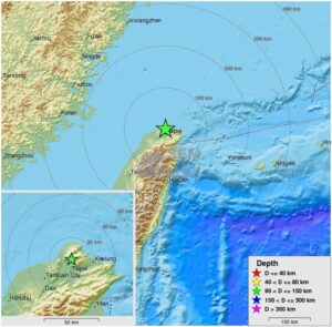 Ισχυρός σεισμός 5,7 ρίχτερ στην Ταϊπέι