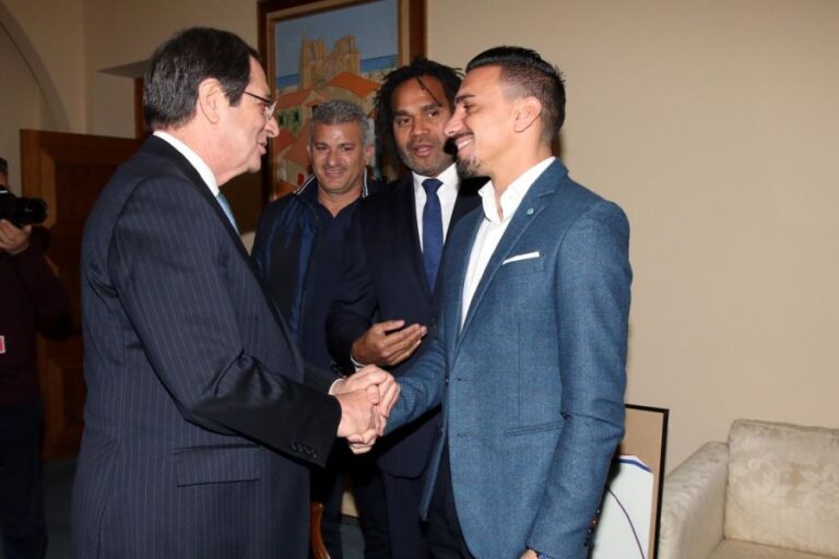 O Κωνσταντίνος Χαραλαμπίδης στέλνει τα συγχαρητήριά του στον Νίκο Αναστασιάδη