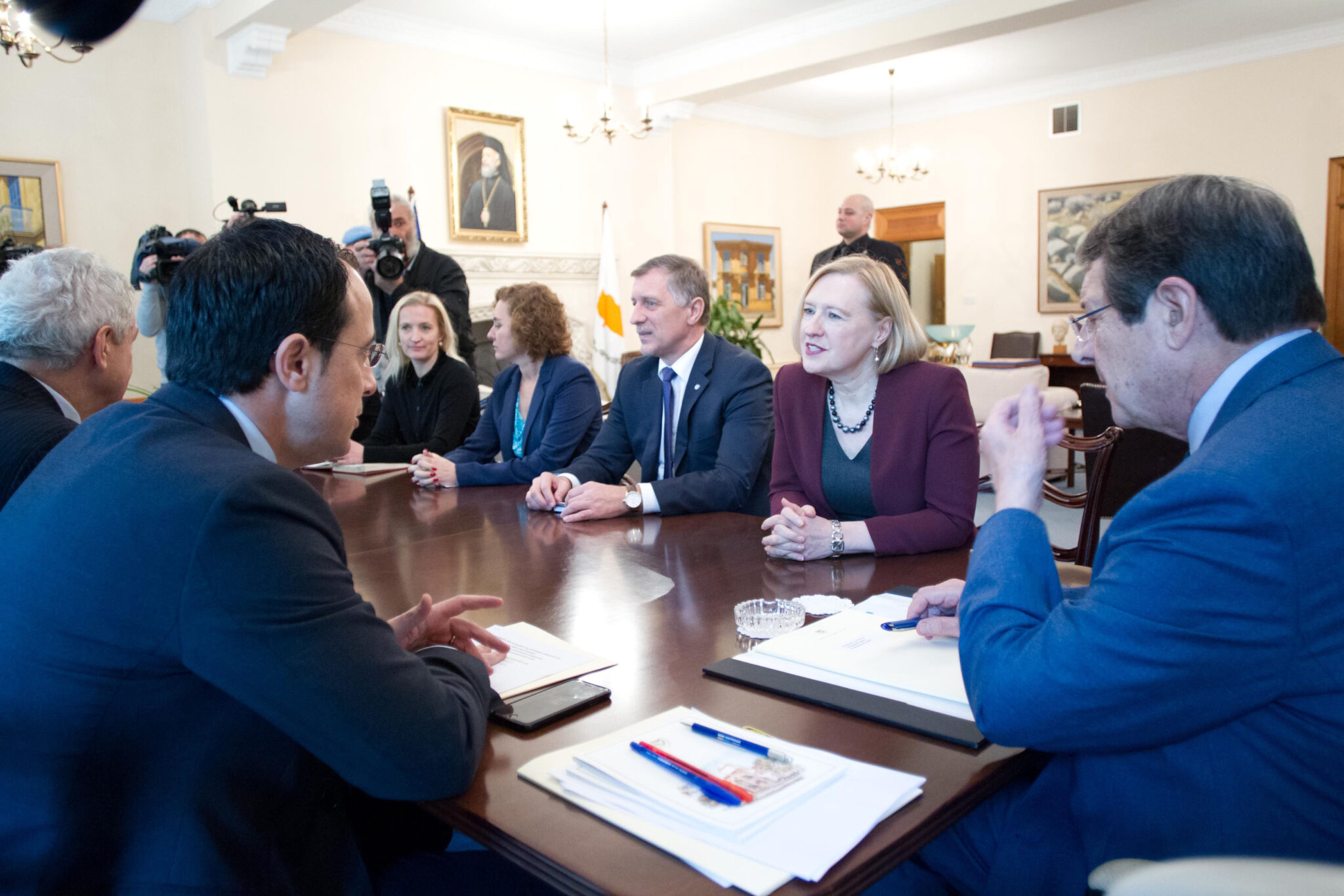 Μηνύματα Αναστασιάδη προς Γκουτέρες μέσω Σπέχαρ (BINTEO)