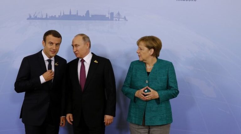 Πούτιν, Μέρκελ και Μακρόν θα τα πουν τηλεφωνικώς για την εκεχειρία στη Συρία