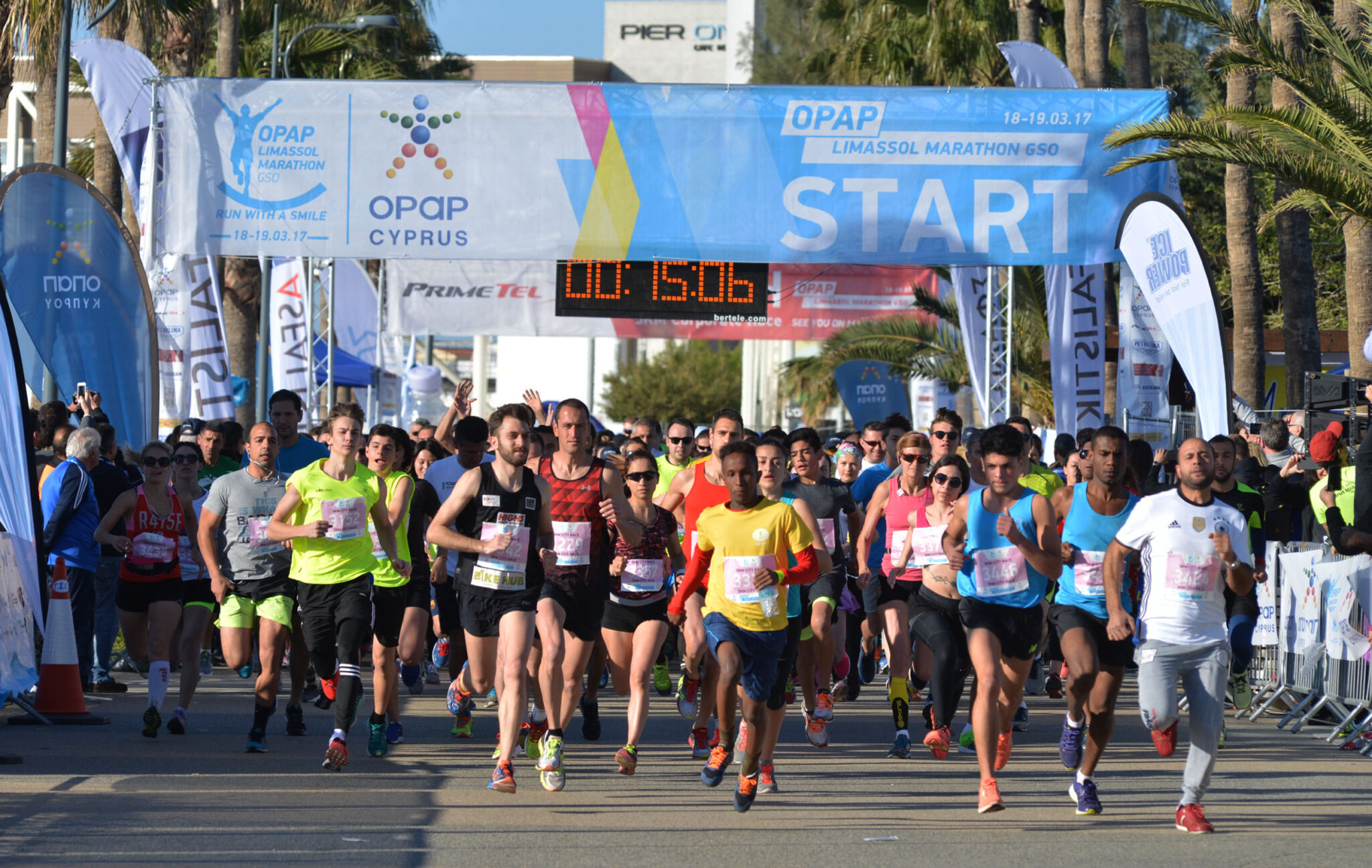 H GAP Vassilopoulos κόβει πρώτη το νήμα του ΟΠΑΠ Μαραθώνιου Λεμεσού