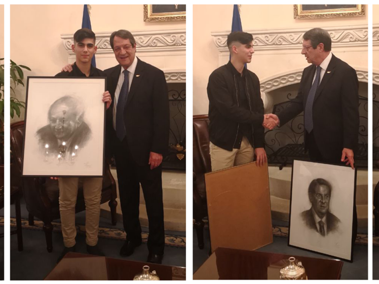 Ο νεαρός ζωγράφος Στέφανος Κρίνου, μιλά στον Alpha Κύπρου (ΒΙΝΤΕΟ)