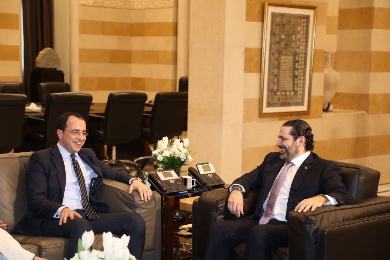 Με πλούσια ατζέντα οι επαφές Χριστοδουλίδη στο Λίβανο