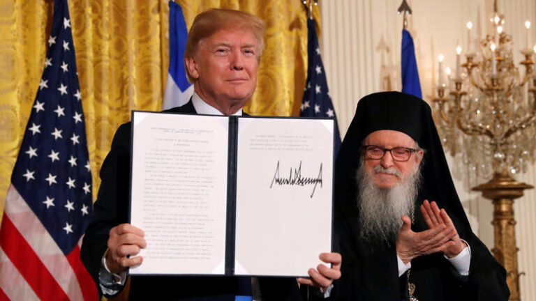 Ο Τραμπ τίμησε στον Λευκό Οίκο τους Έλληνες και την 25η Μαρτίου(ΒΙΝΤΕΟ&ΦΩΤΟ)