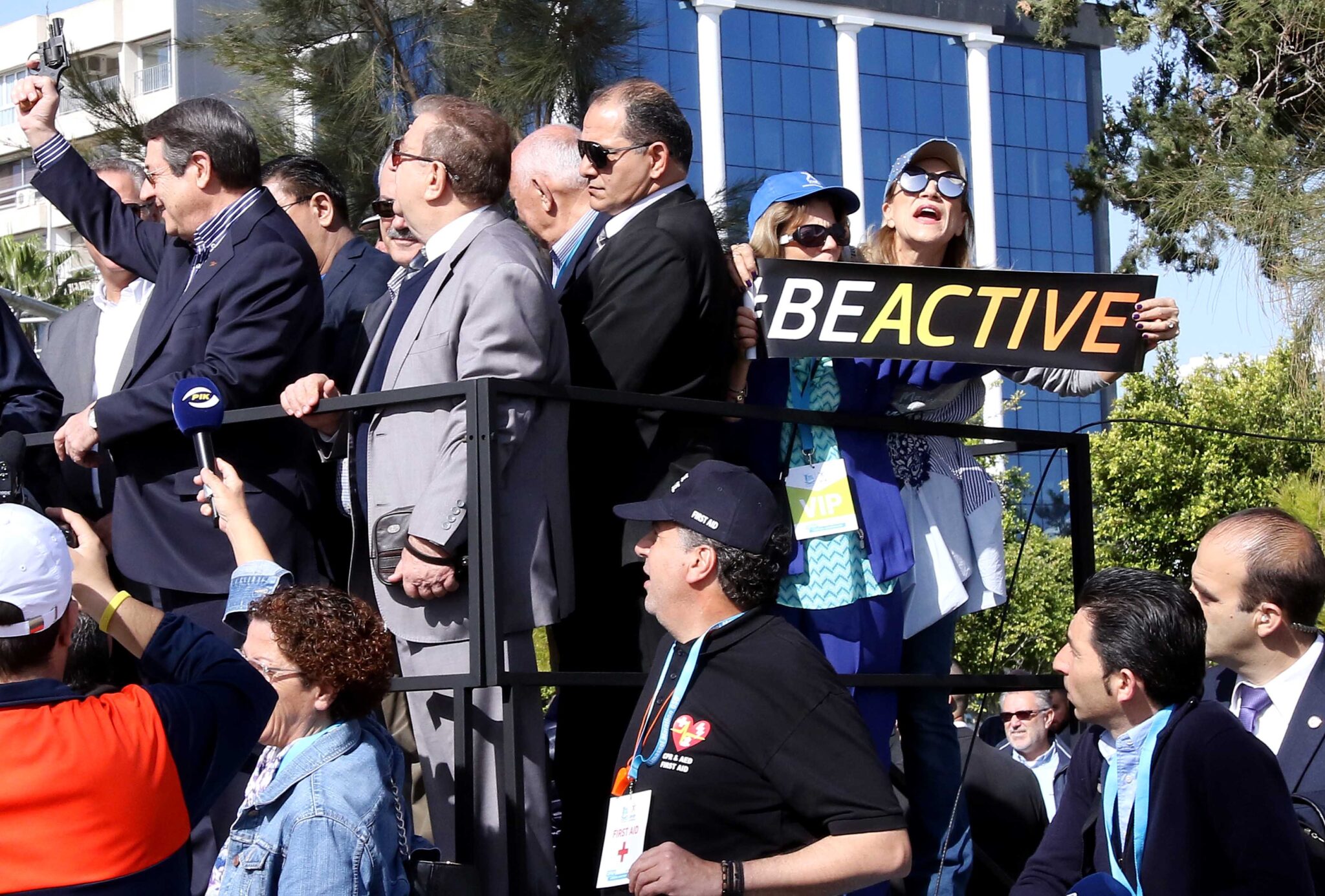 Ο Πρόεδρος της Δημοκρατίας έδωσε την εκκίνηση στον Μαραθώνιο Λεμεσού (ΦΩΤΟΣ)