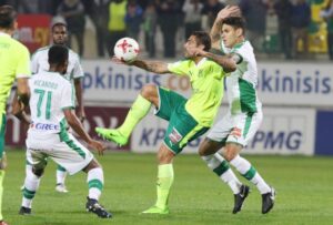 ΑΕΚ-Ομόνοια 1-0 (ημίχρονο )