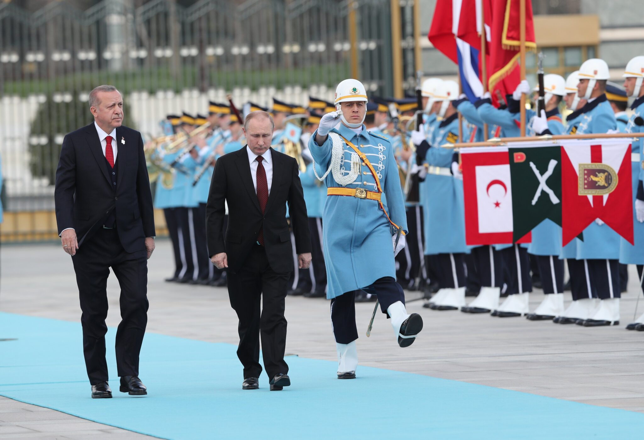 Η επίσκεψη Πούτιν στην Τουρκία μέσα από εικόνες και βίντεο
