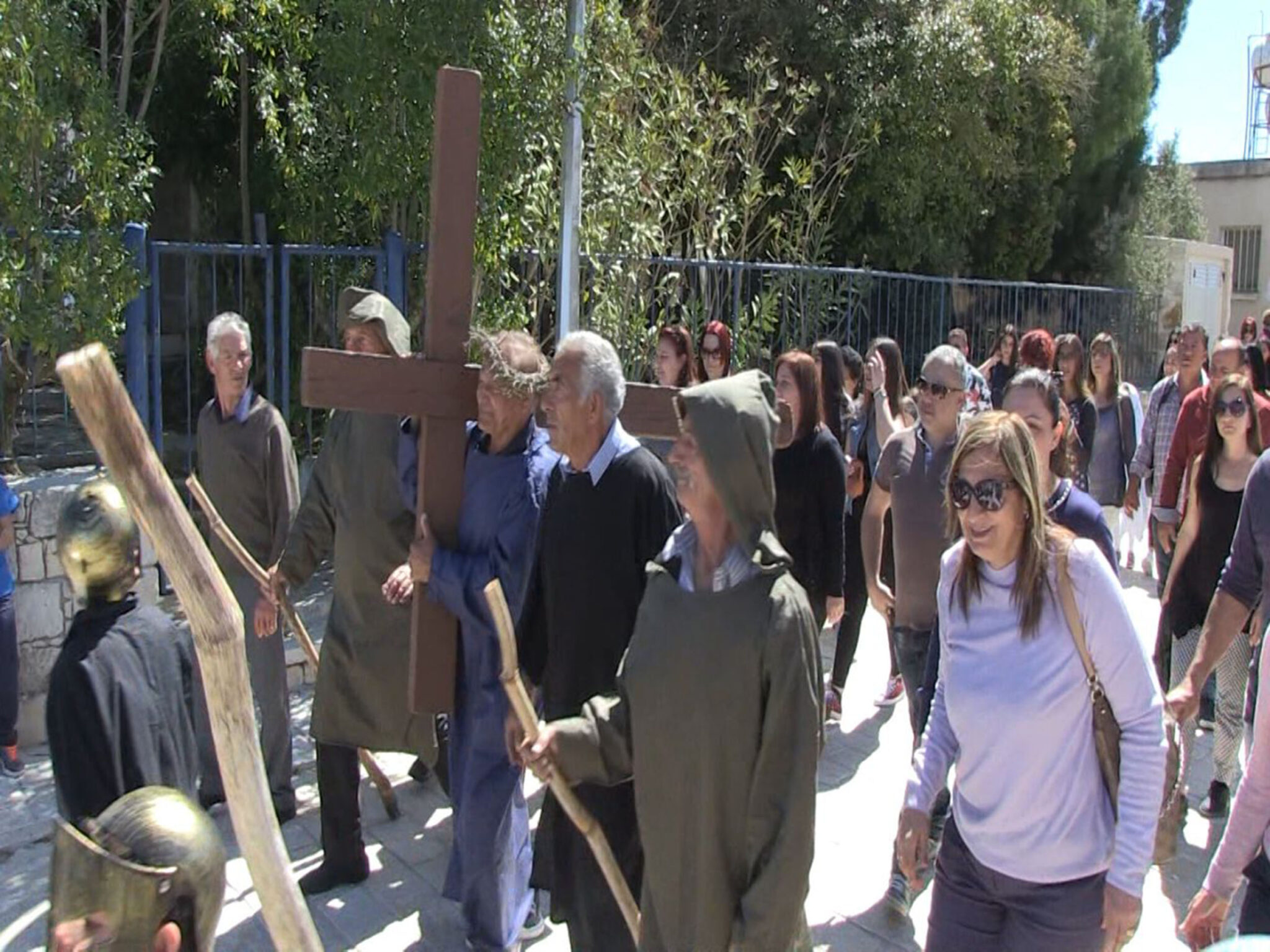 Αναπαράσταση του θείου δράματος στην κοινότητα Κάθηκα (ΒΙΝΤΕΟ)