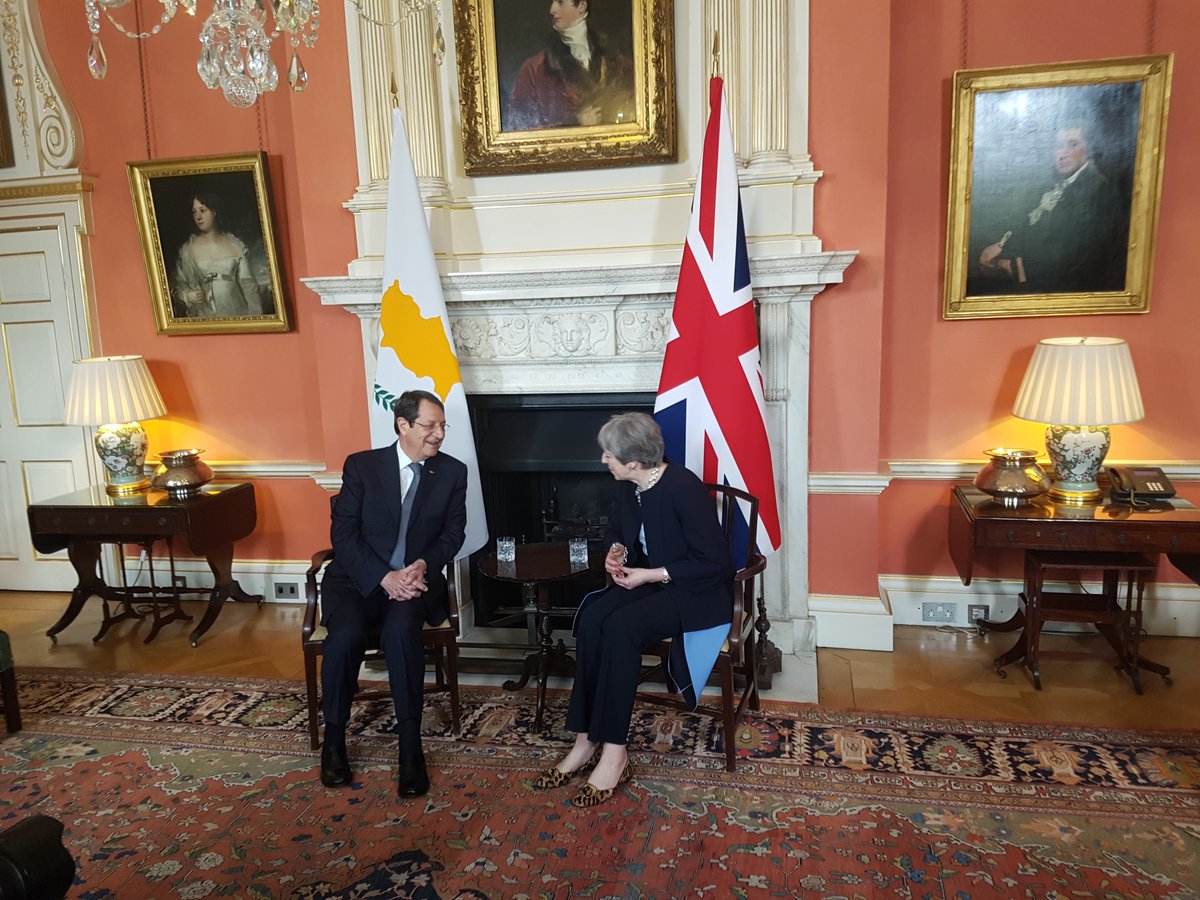 Ντάουνινγκ Στριτ: "Δυνατή στήριξη" του Ηνωμένου Βασιλείου για λύση του Κυπριακού